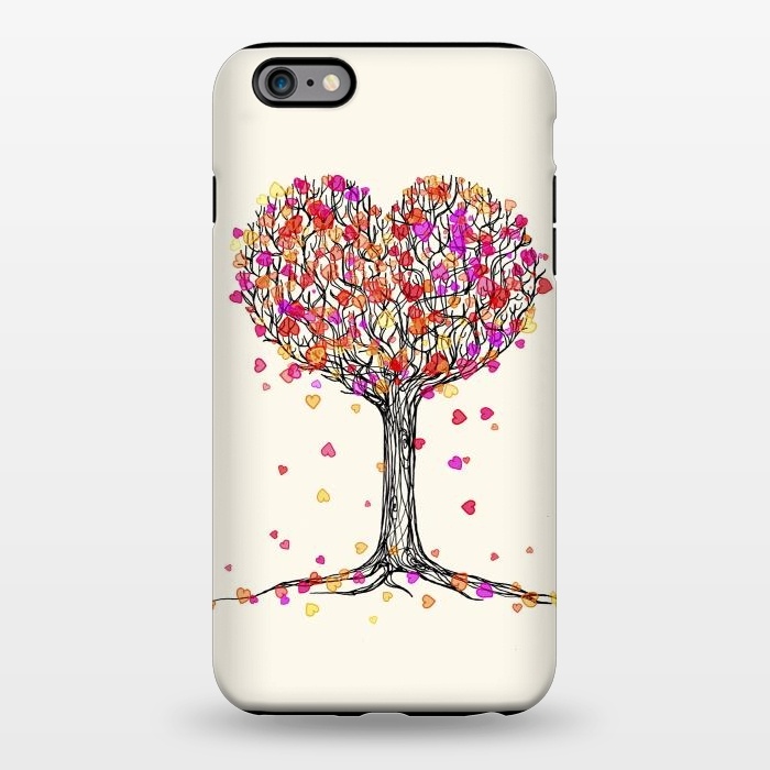 iPhone 6/6s plus StrongFit Love in the Fall Heart Tree Illustration by Micklyn Le Feuvre
