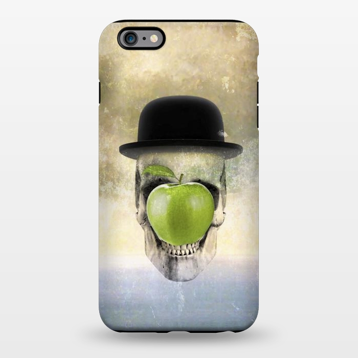 iPhone 6/6s plus StrongFit Magritte Skull by Sebastian Parra