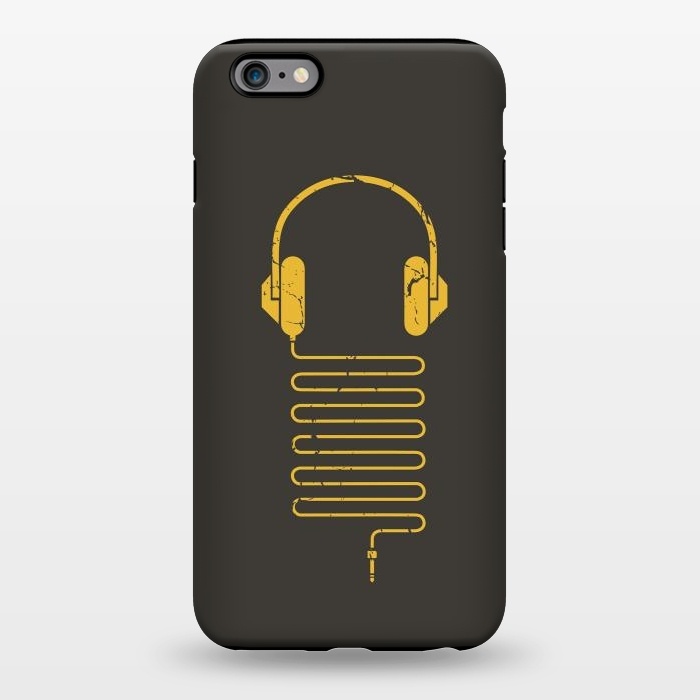 iPhone 6/6s plus StrongFit GOLD HEADPHONES by Sitchko