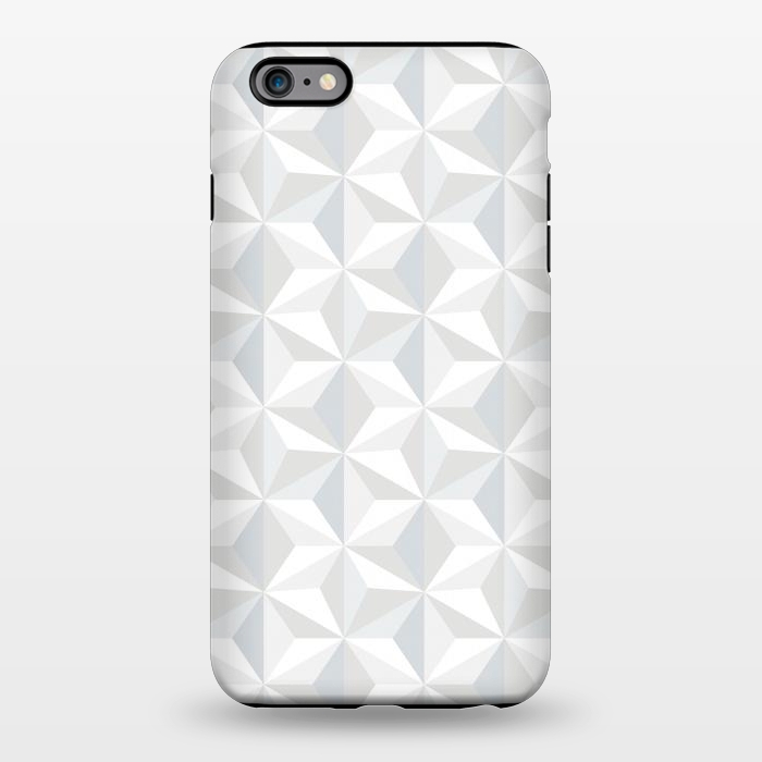 iPhone 6/6s plus StrongFit White Geometry by M.O.K.