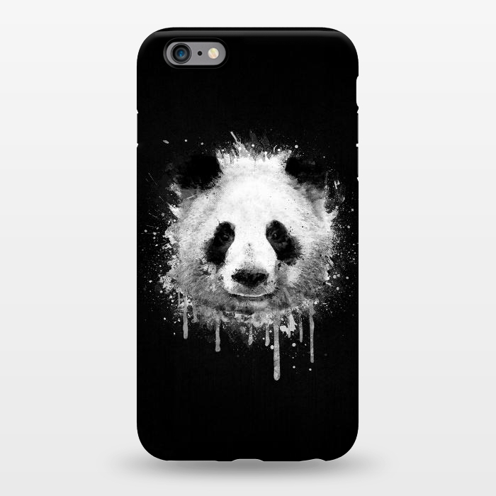 iPhone 6/6s plus StrongFit Panda Portrait in Black White by Philipp Rietz