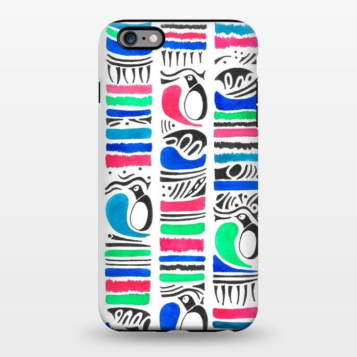 iPhone 6/6s plus StrongFit Penguin Tribe by Amaya Brydon