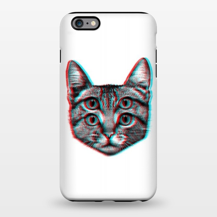 iPhone 6/6s plus StrongFit 3D Cat by Mitxel Gonzalez