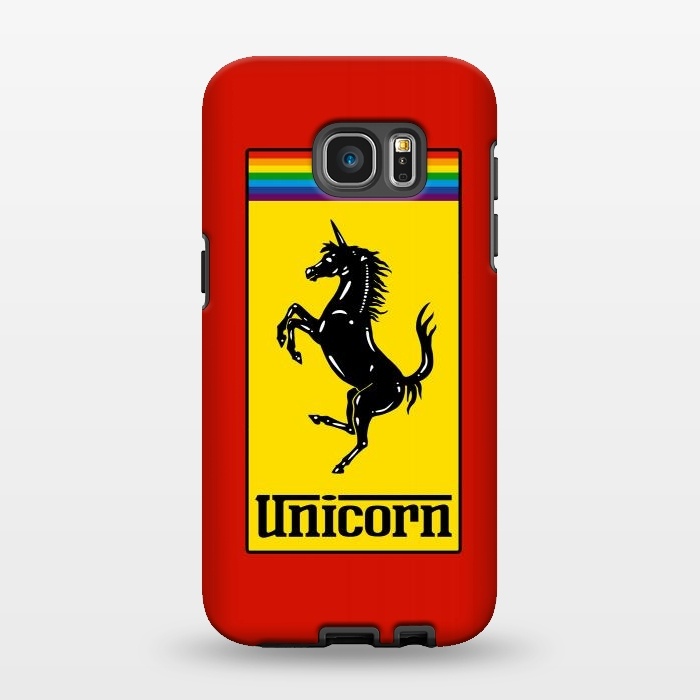 Galaxy S7 EDGE StrongFit Unicorn by Mitxel Gonzalez