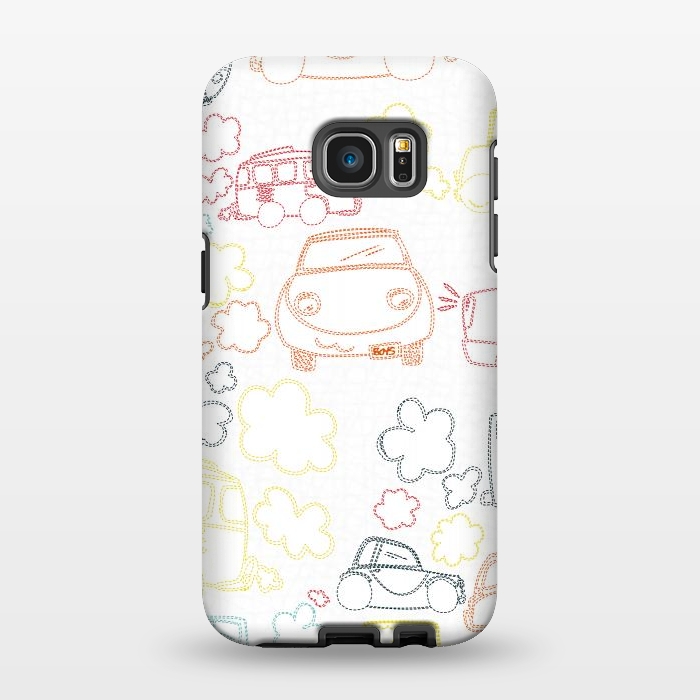 Galaxy S7 EDGE StrongFit Stitched Cars by MaJoBV