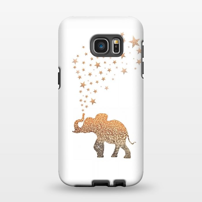 Galaxy S7 EDGE StrongFit Gatsby Elephant Chain by Monika Strigel