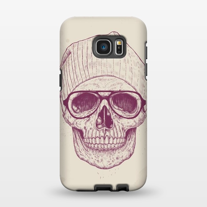 Galaxy S7 EDGE StrongFit Cool Skull by Balazs Solti