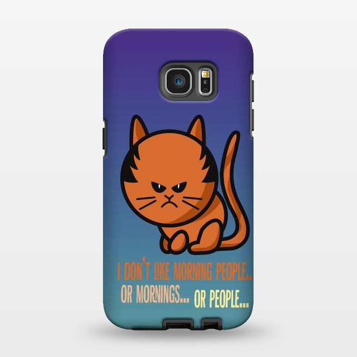 Galaxy S7 EDGE StrongFit Cat by Richard Eijkenbroek