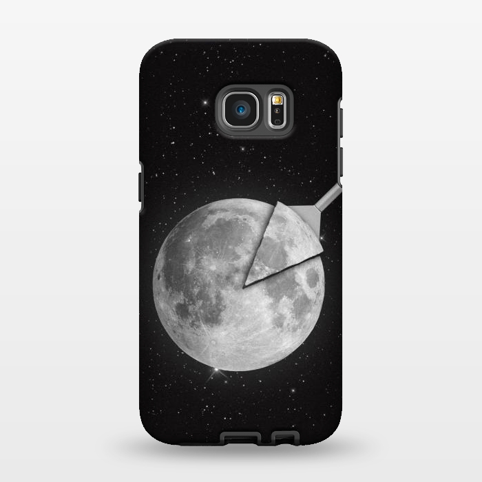 Galaxy S7 EDGE StrongFit Moon Piece by Sebastian Parra