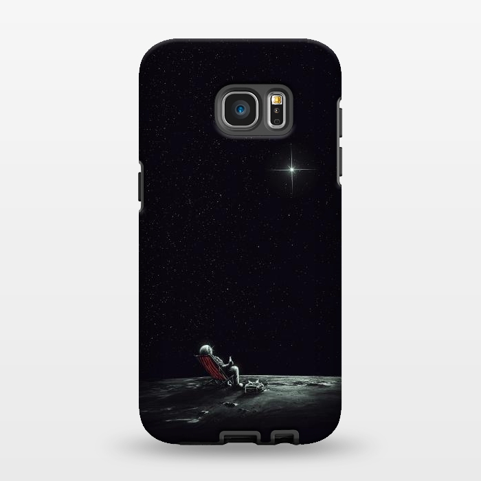 Galaxy S7 EDGE StrongFit Space Chill by Nicebleed