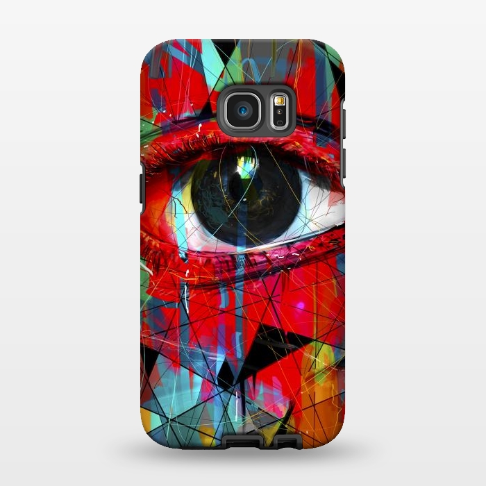 Galaxy S7 EDGE StrongFit Useless eyes by Nicebleed