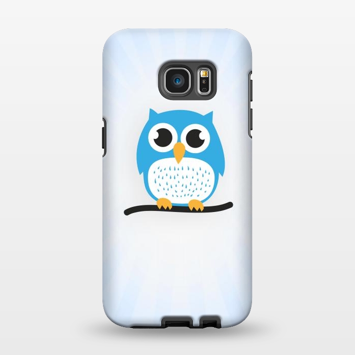 Galaxy S7 EDGE StrongFit Sweet Cute Owl by Philipp Rietz