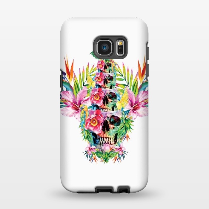 Galaxy S7 EDGE StrongFit The Skull Tower by Riza Peker