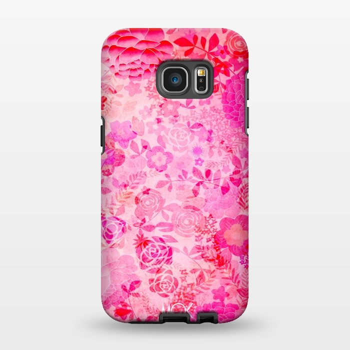 Galaxy S7 EDGE StrongFit Rose Floral by M.O.K.