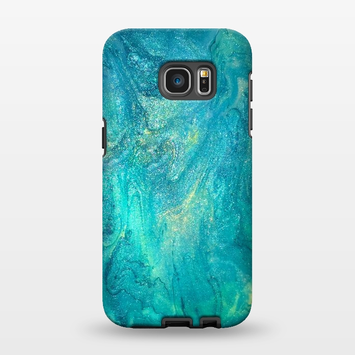 Galaxy S7 EDGE StrongFit Sea Stone by Ashley Camille