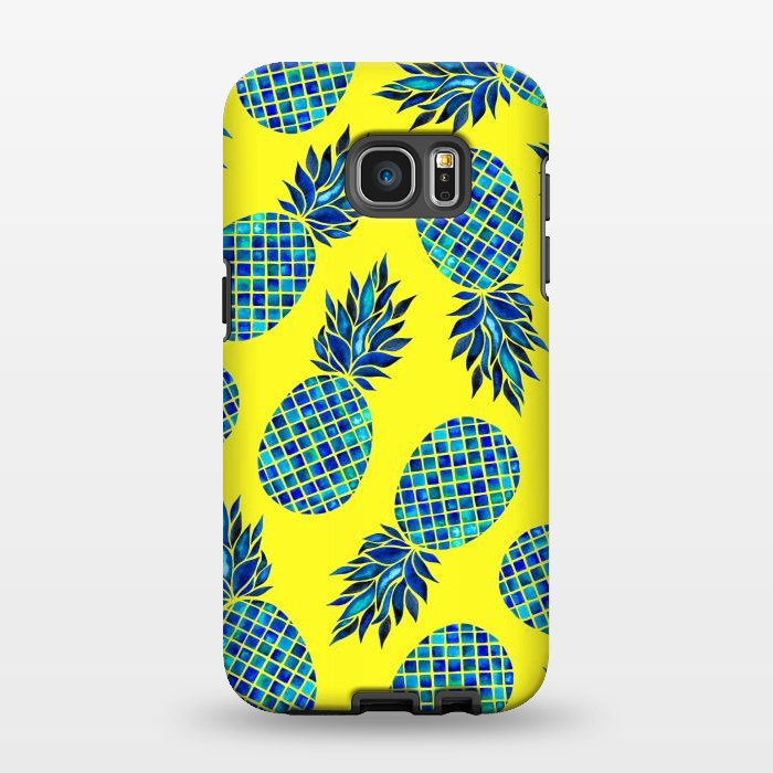 Galaxy S7 EDGE StrongFit Pineapple Lush by Amaya Brydon