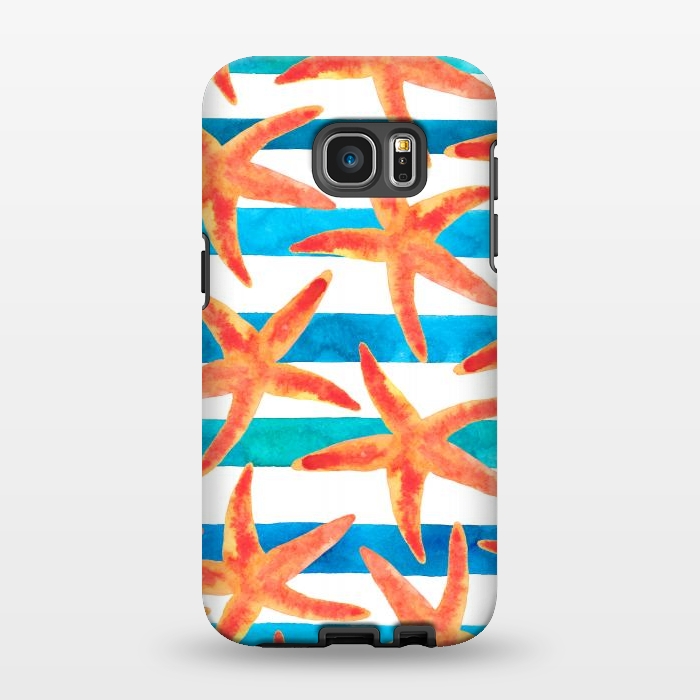 Galaxy S7 EDGE StrongFit Starfish Tropics by Amaya Brydon