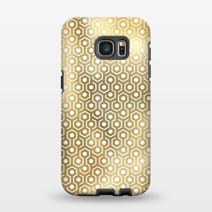 Galaxy S7 EDGE StrongFit Gold Geometry by M.O.K.