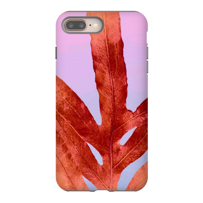 iPhone 7 plus StrongFit Red Fern Pantone by ANoelleJay