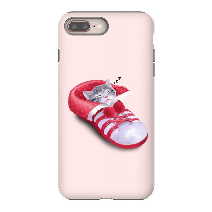 iPhone 7 plus StrongFit Cat in The Shoe by Tummeow