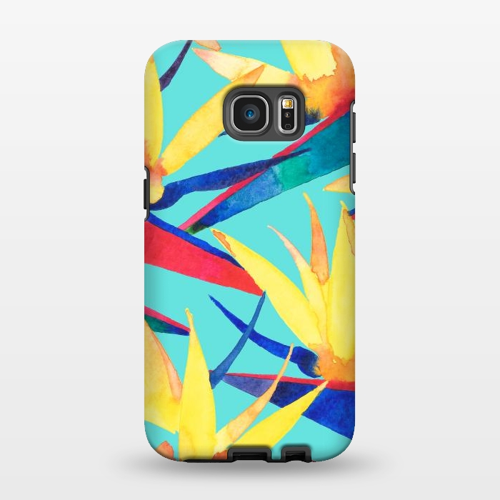 Galaxy S7 EDGE StrongFit Summer Tropics by Amaya Brydon