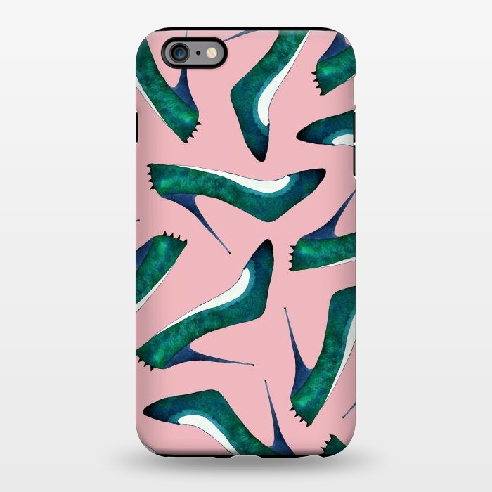 iPhone 6/6s plus StrongFit Green With Envy Pink by Amaya Brydon