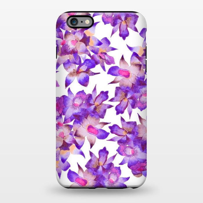 iPhone 6/6s plus StrongFit Vintage Floral Violet by Amaya Brydon