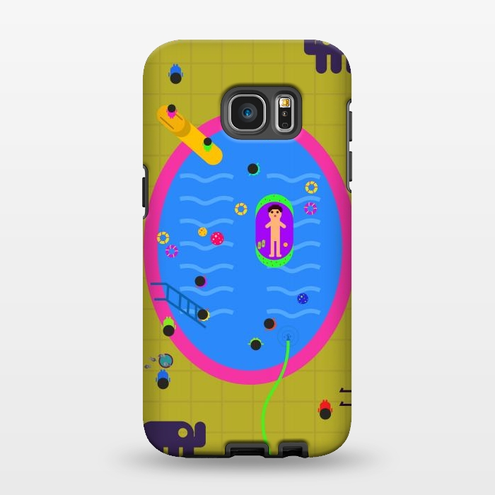 Galaxy S7 EDGE StrongFit Swamming pool by Parag K