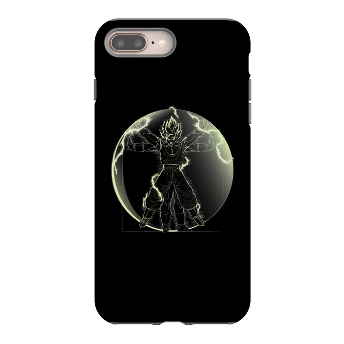 iPhone 7 plus StrongFit Vitruvian Saiyan Goku by Samiel Art