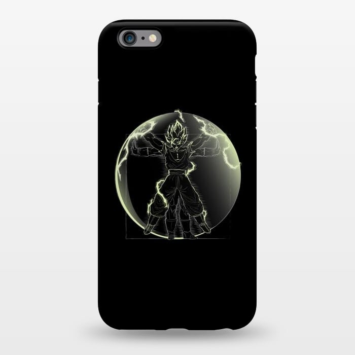 iPhone 6/6s plus StrongFit Vitruvian Saiyan Goku por Samiel Art