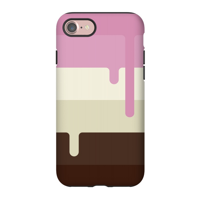 iPhone 7 StrongFit Neapolitan Ice Cream by Dellán