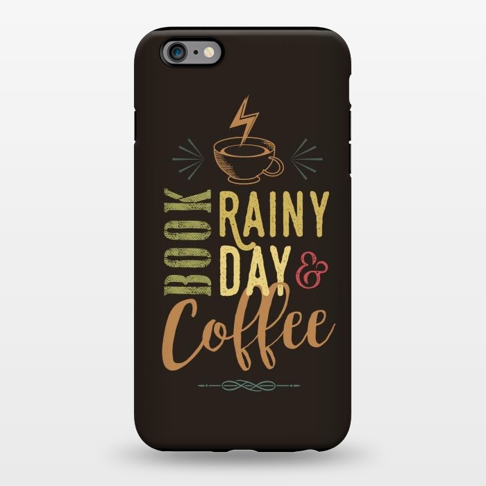 iPhone 6/6s plus StrongFit Book, Rainy Day & Coffee (a master blend) by Dellán