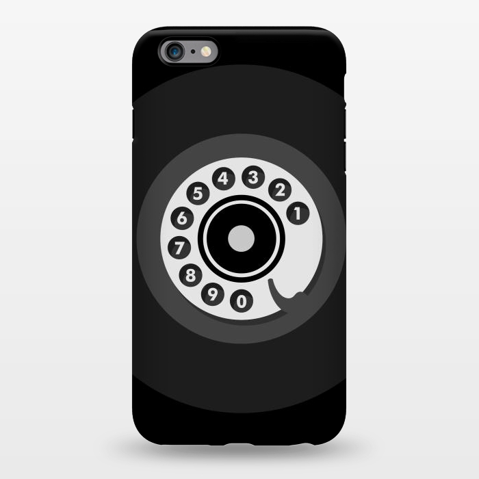 iPhone 6/6s plus StrongFit Vintage Black Phone by Dellán