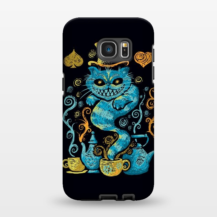 Galaxy S7 EDGE StrongFit Wonderland Impressions by Q-Artwork
