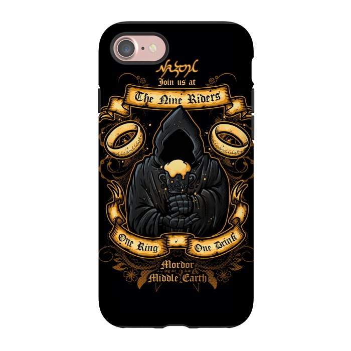 iPhone 7 StrongFit The Nine Tavern by Q-Artwork