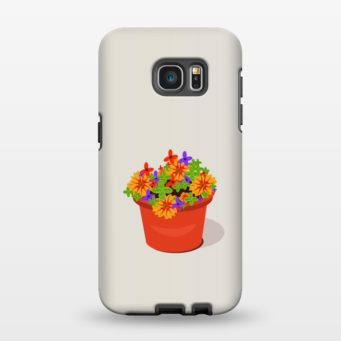 Galaxy S7 EDGE StrongFit Flowerpot by Parag K