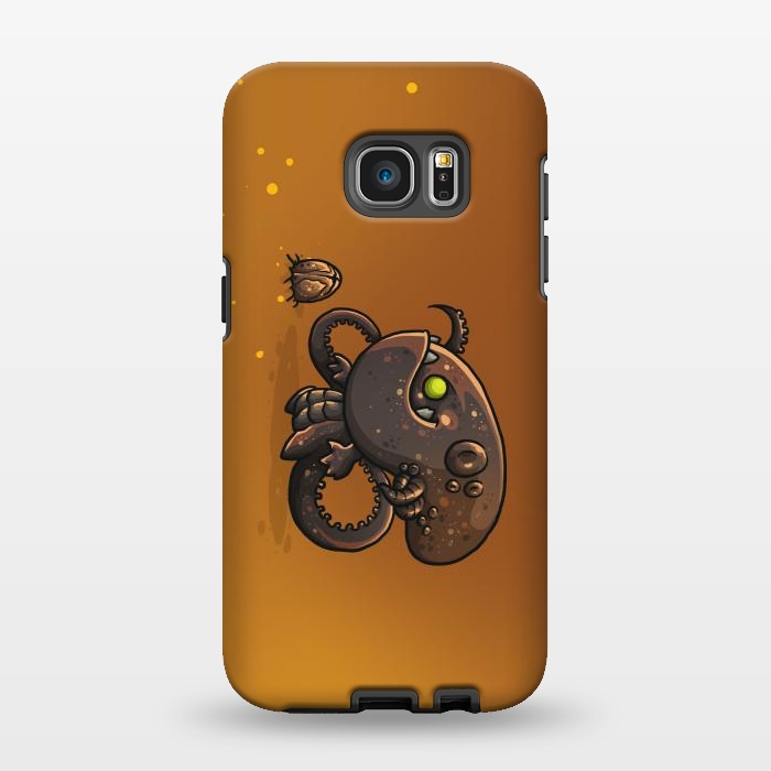 Galaxy S7 EDGE StrongFit Cute Alien by Q-Artwork