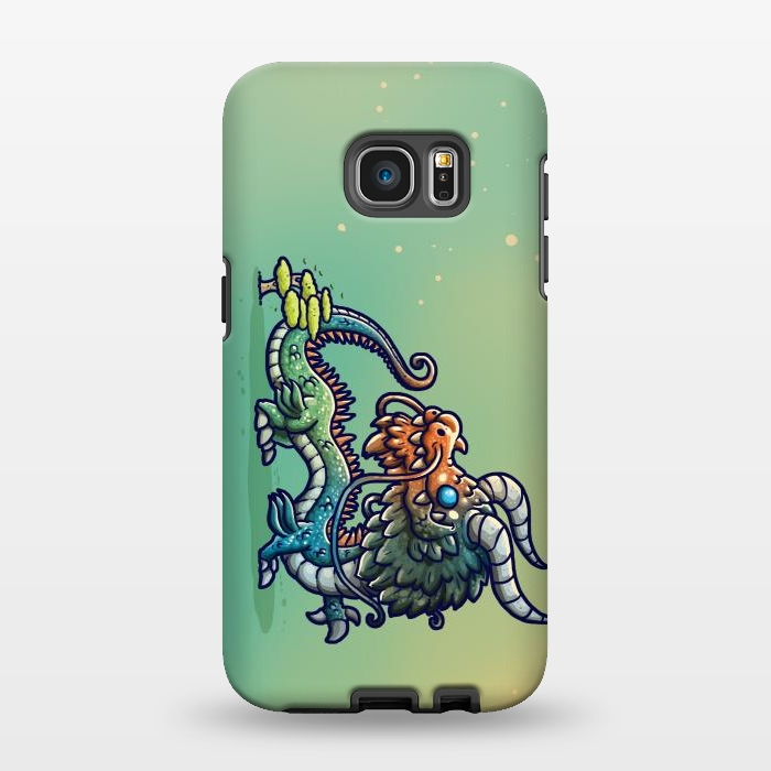 Galaxy S7 EDGE StrongFit Cute Chinese Dragon by Q-Artwork