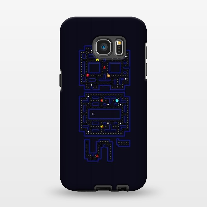 Galaxy S7 EDGE StrongFit FEELING 80'S - PACMAN by SKULLPY
