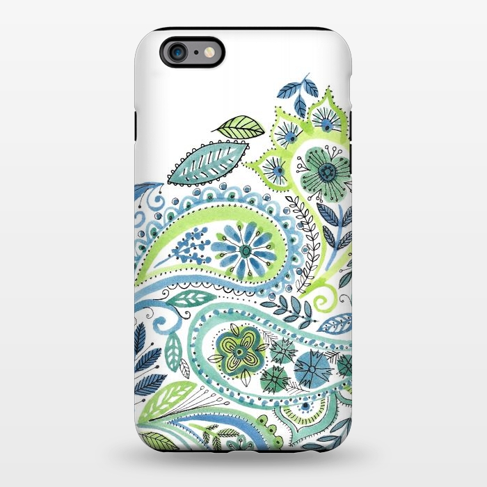 iPhone 6/6s plus StrongFit Watercolour Paisley by Laura Grant