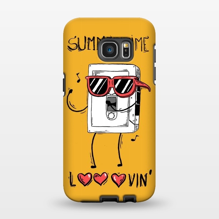 Galaxy S7 EDGE StrongFit Summertime lovin by Ilustrata
