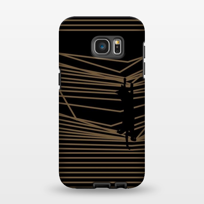 Galaxy S7 EDGE StrongFit Cats & Blinds by Vó Maria
