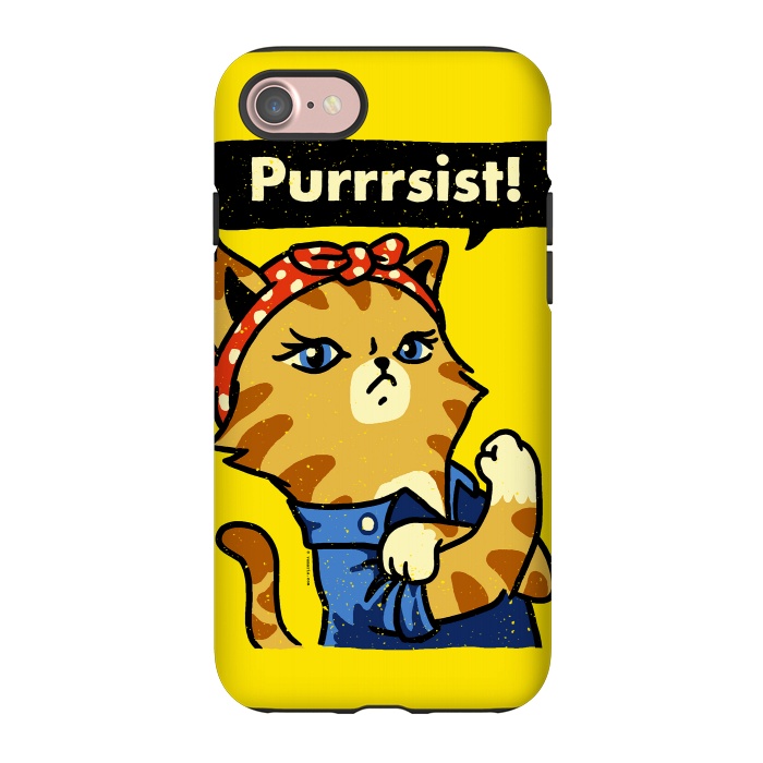 iPhone 7 StrongFit Purrrsist! by Vó Maria