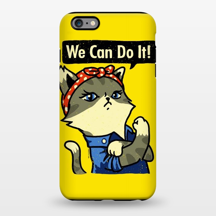 iPhone 6/6s plus StrongFit We Can Do It! Purrrsist! by Vó Maria