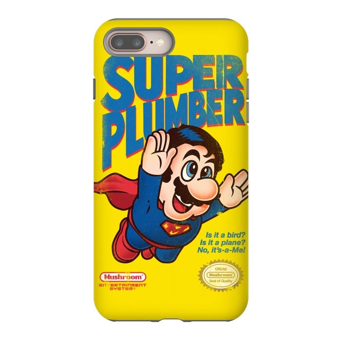iPhone 7 plus StrongFit Super Plumber por Vó Maria