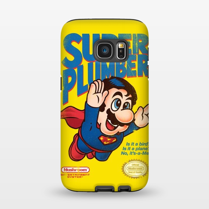 Galaxy S7 StrongFit Super Plumber by Vó Maria