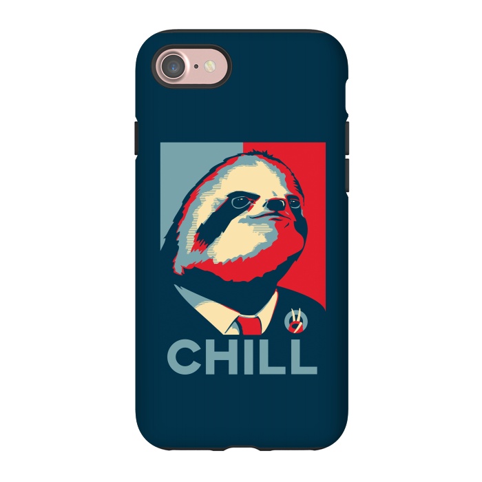 iPhone 7 StrongFit Sloth For President by Grant Stephen Shepley