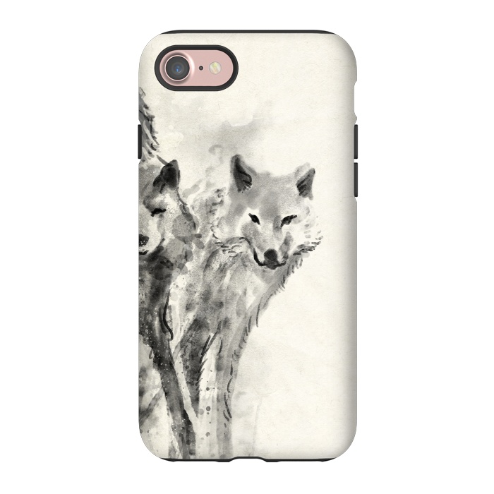 iPhone 7 StrongFit Wild Wolf by 38 Sunsets