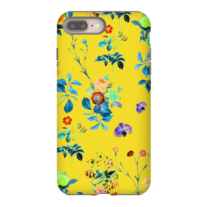 iPhone 7 plus StrongFit Floral Shower II by Uma Prabhakar Gokhale