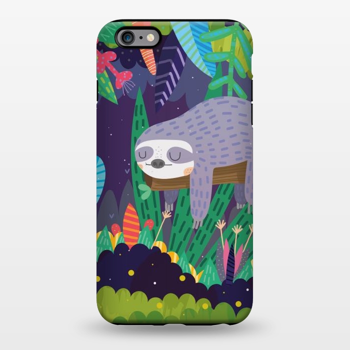 iPhone 6/6s plus StrongFit Sloth in nature by Maria Jose Da Luz